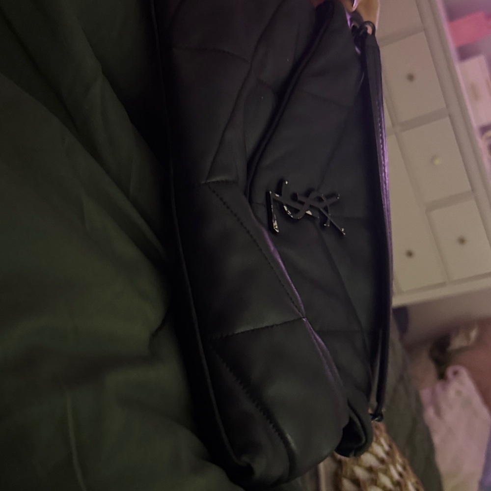 YSL Black Quilted Handbag